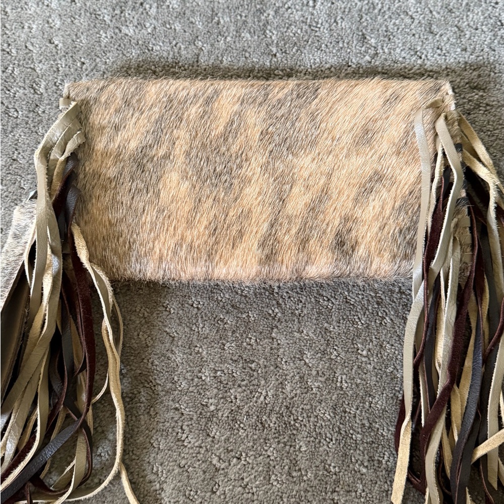 Re-Ride Stories cowhide clutch - Picture 4 of 7